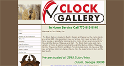 Desktop Screenshot of clockgalleryinc.com